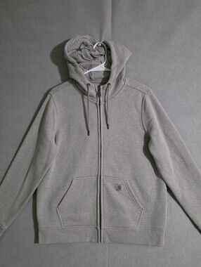 Carhartt Womens Heathered Gray Full Zip Clarksburg Hoodie 102788 Size Large